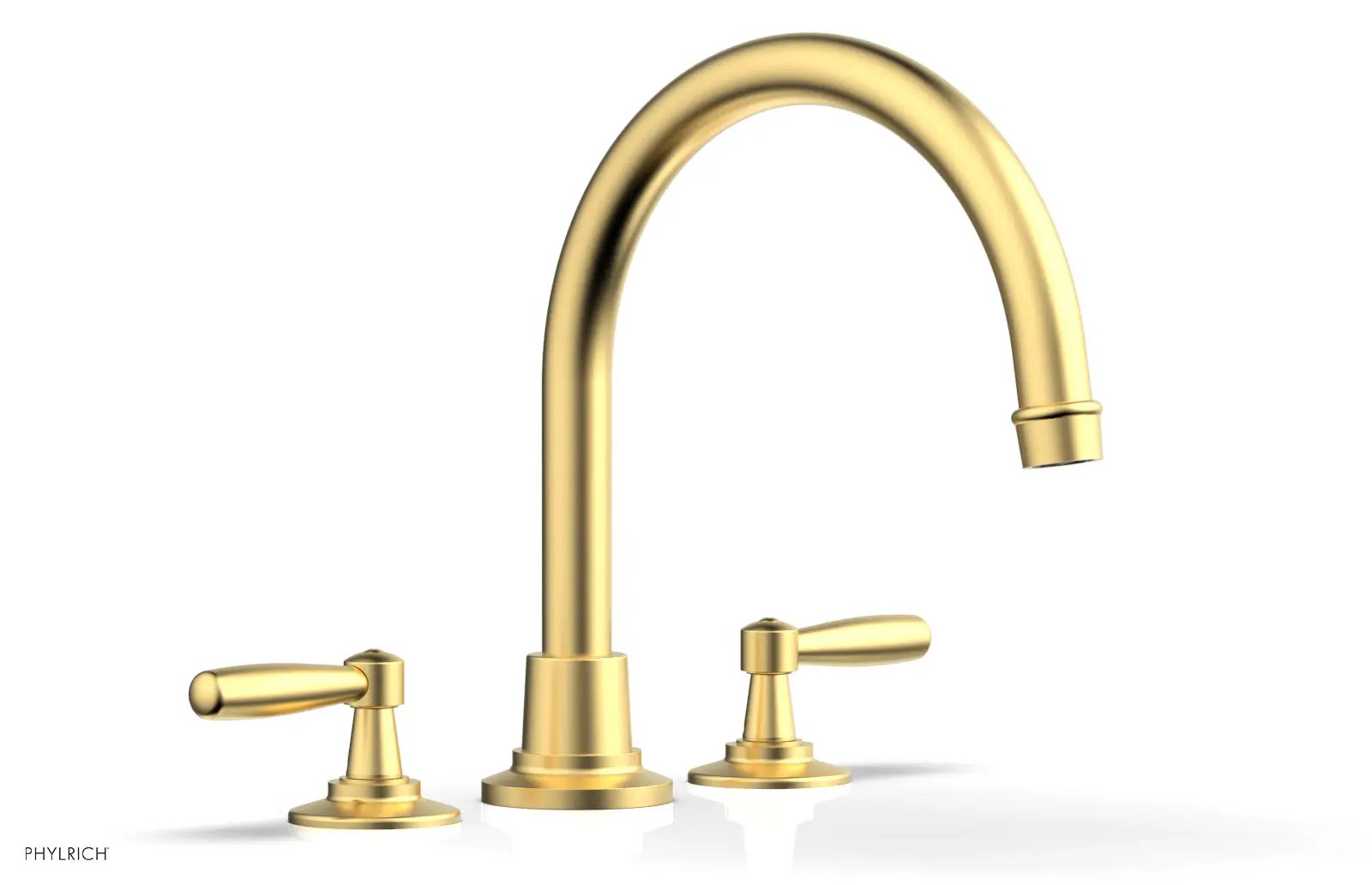 Phylrich WORKS Deck Tub Set - High Spout Lever Handles by Phylrich