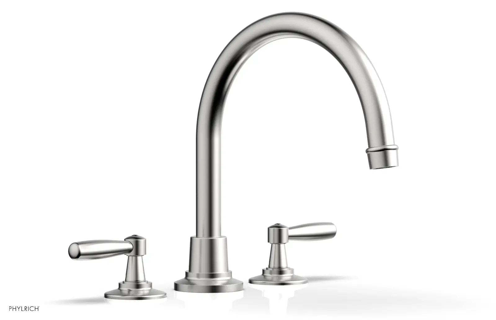 Phylrich WORKS Deck Tub Set - High Spout Lever Handles by Phylrich