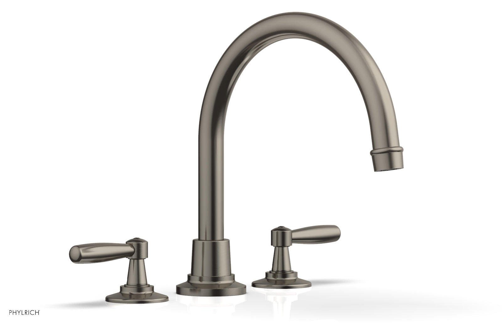 Phylrich WORKS Deck Tub Set - High Spout Lever Handles
