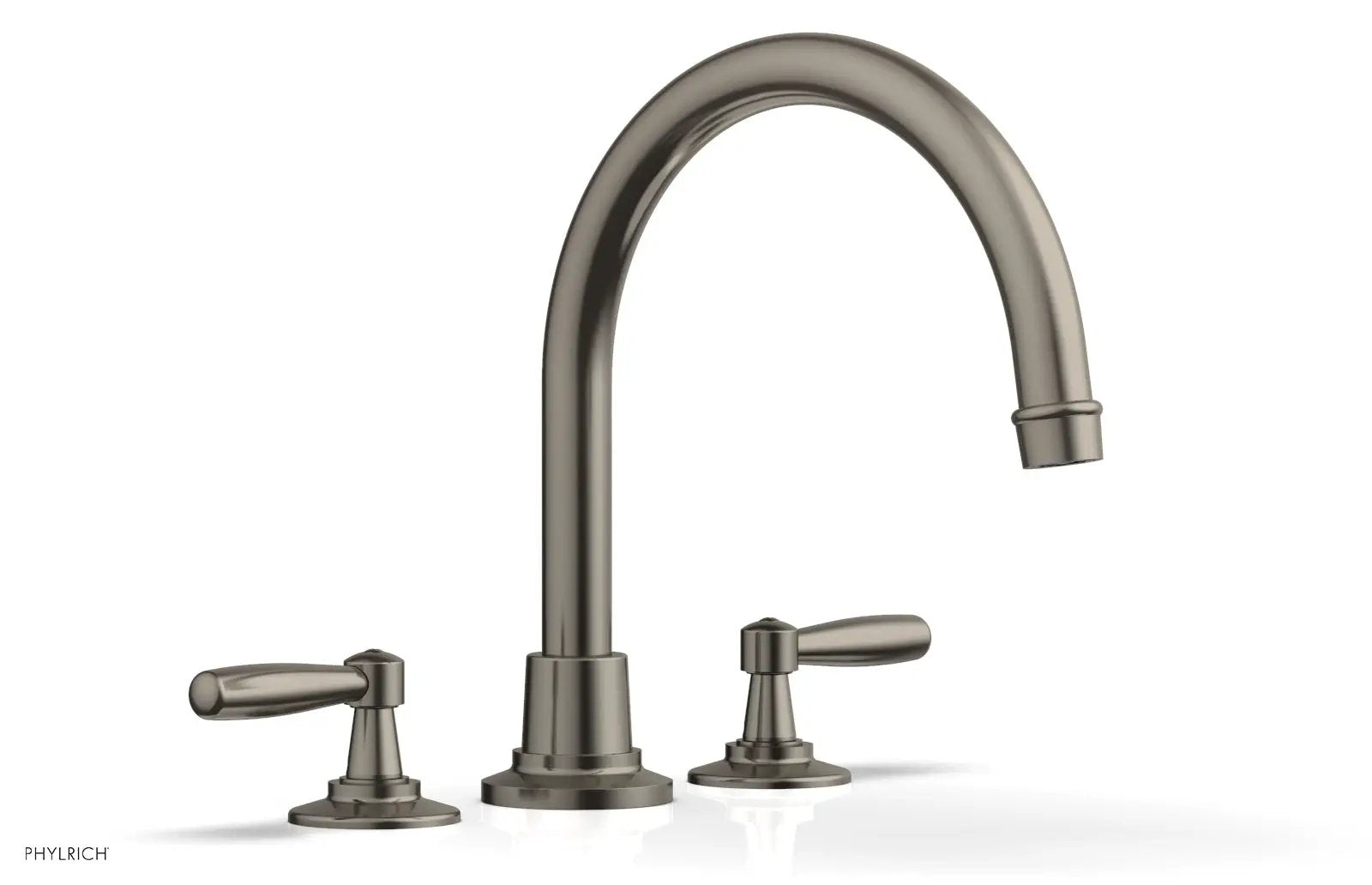 Phylrich WORKS Deck Tub Set - High Spout Lever Handles by Phylrich