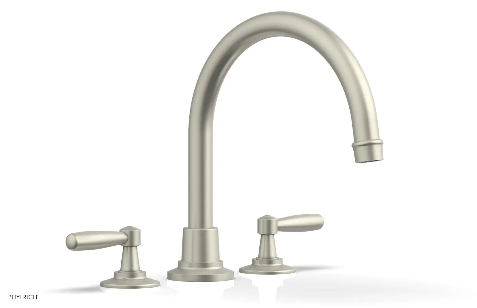 Phylrich WORKS Deck Tub Set - High Spout Lever Handles by Phylrich