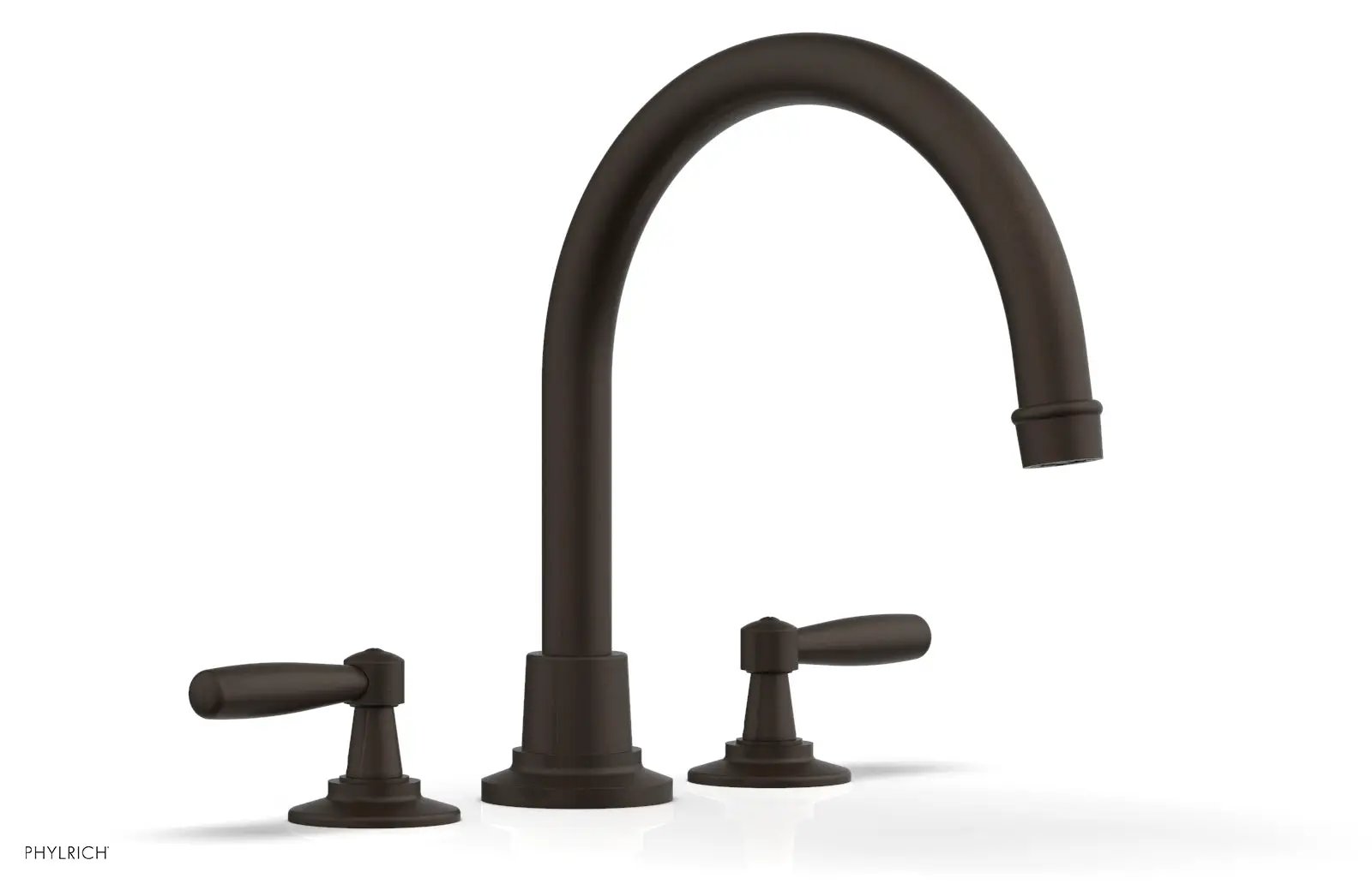 Phylrich WORKS Deck Tub Set - High Spout Lever Handles by Phylrich