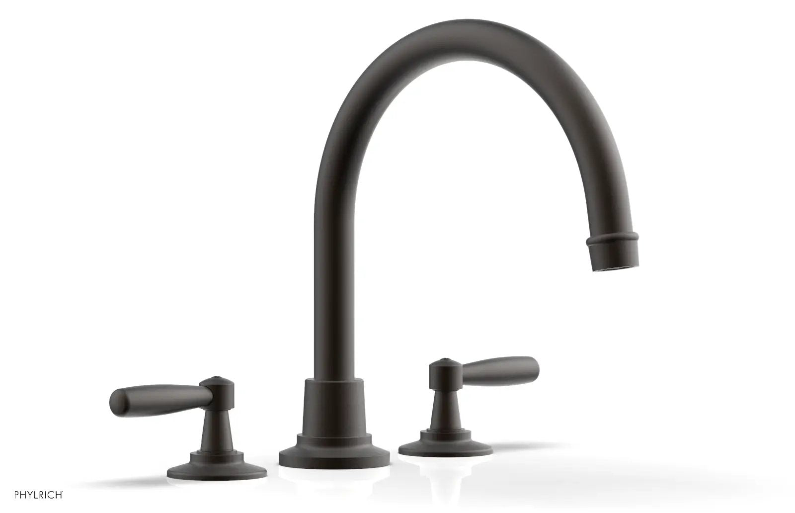 Phylrich WORKS Deck Tub Set - High Spout Lever Handles by Phylrich