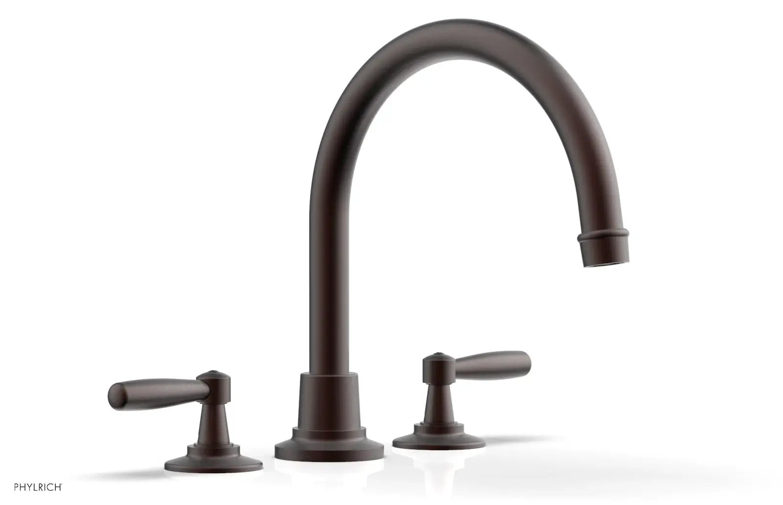 Phylrich WORKS Deck Tub Set - High Spout Lever Handles by Phylrich