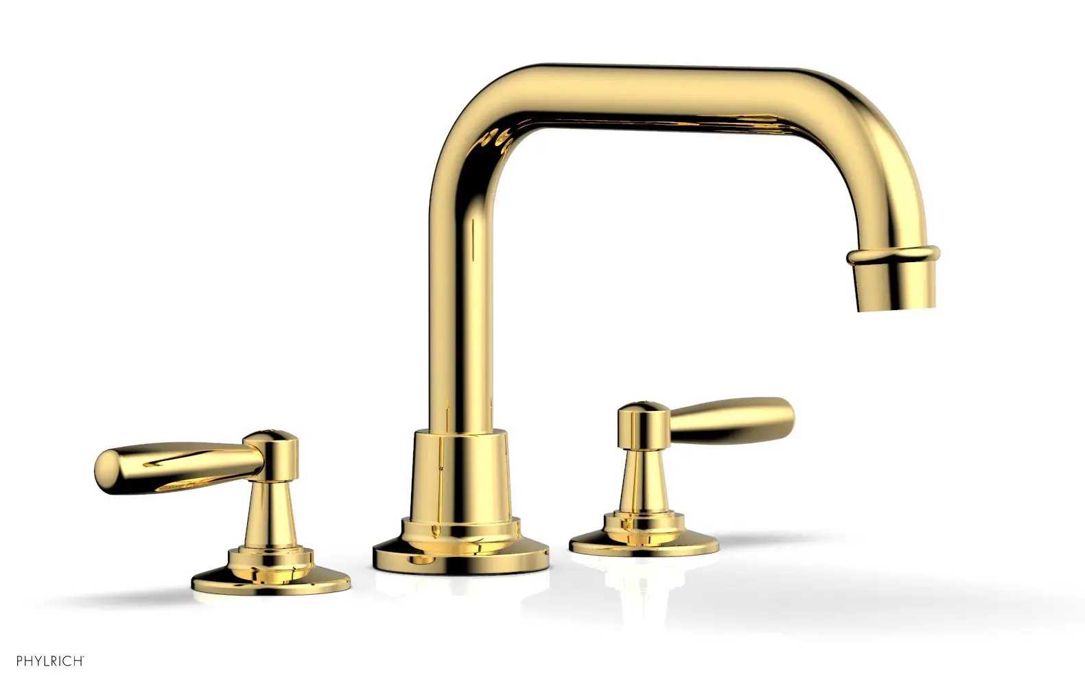 Phylrich WORKS Deck Tub Set - Lever Handles by Phylrich