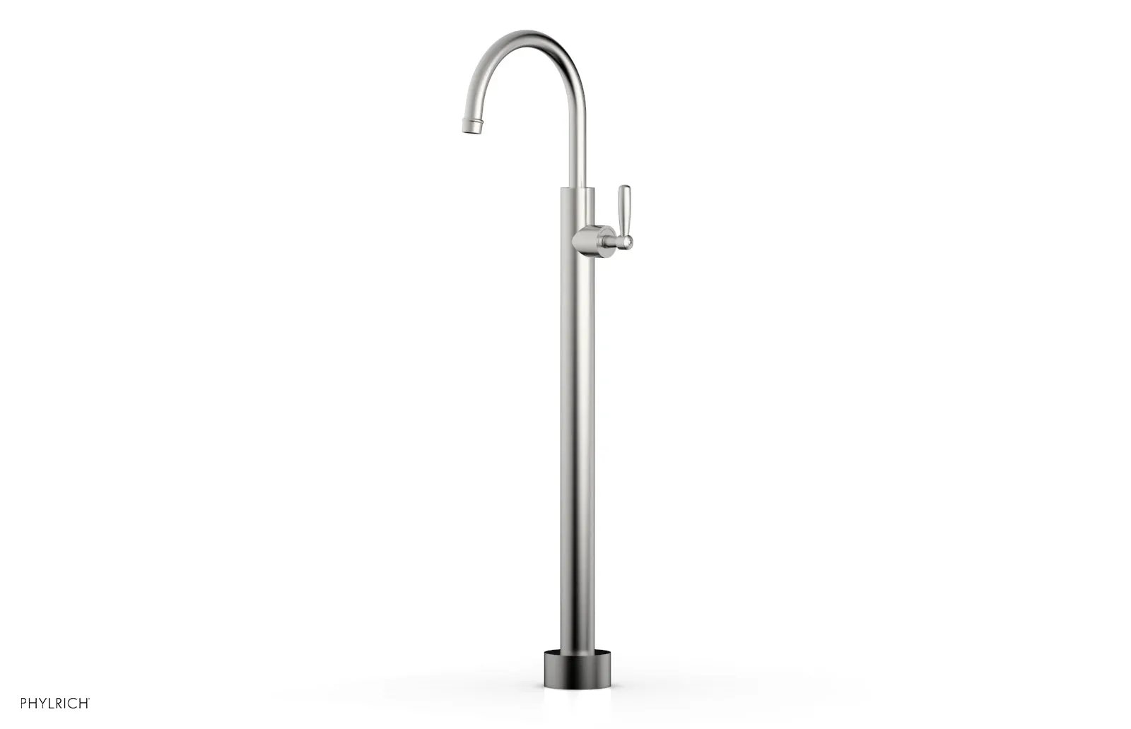 Phylrich WORKS Tall Floor Mount Tub Filler - Lever Handle by Phylrich