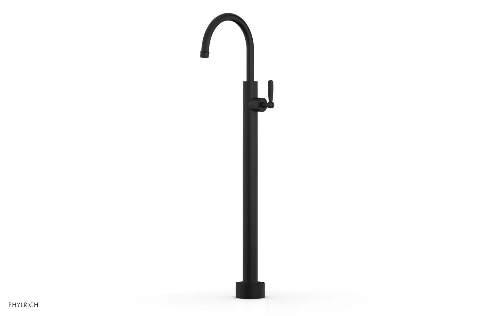Phylrich WORKS Tall Floor Mount Tub Filler - Lever Handle by Phylrich