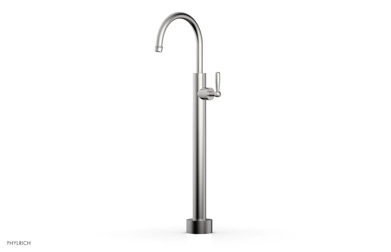 Phylrich WORKS Low Floor Mount Tub Filler - Lever Handle by Phylrich