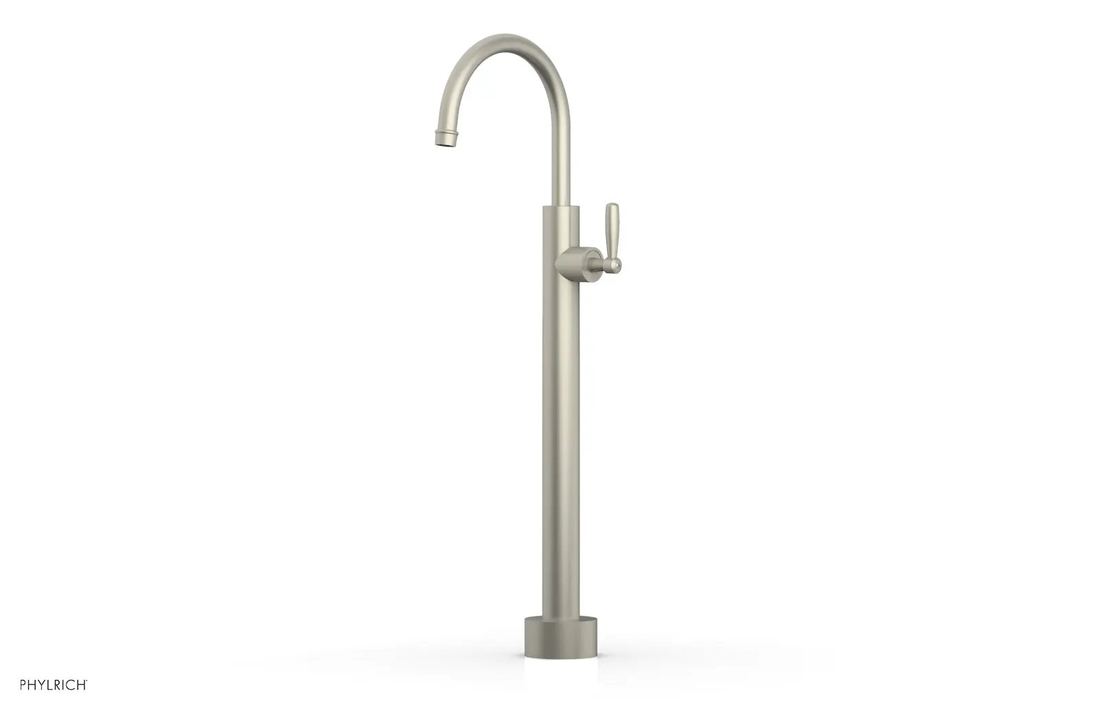 Phylrich WORKS Low Floor Mount Tub Filler - Lever Handle by Phylrich