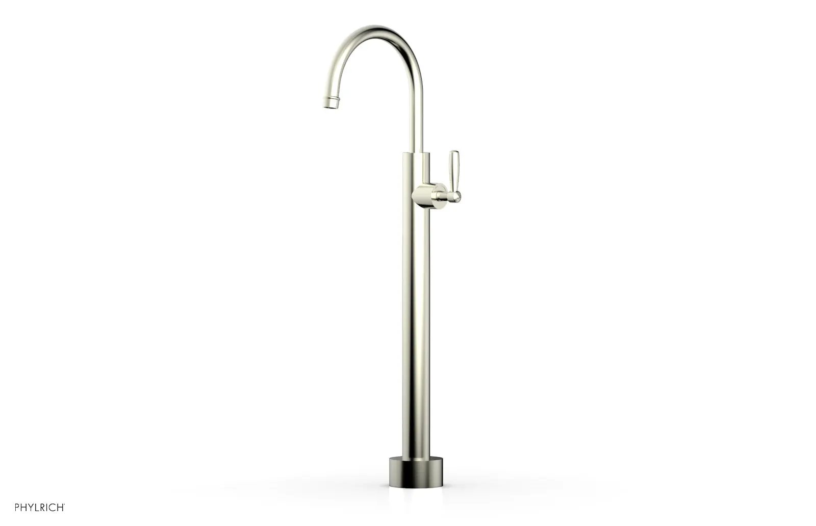 Phylrich WORKS Low Floor Mount Tub Filler - Lever Handle by Phylrich