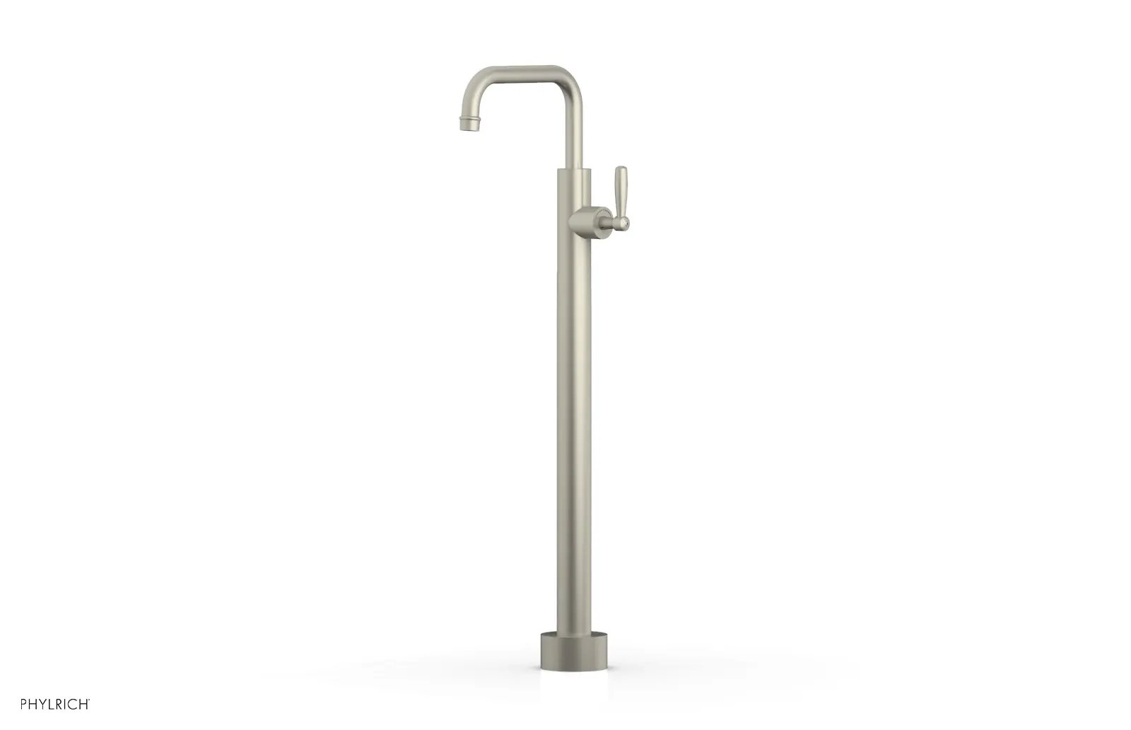 Phylrich WORKS Tall Floor Mount Tub Filler - Lever Handle by Phylrich