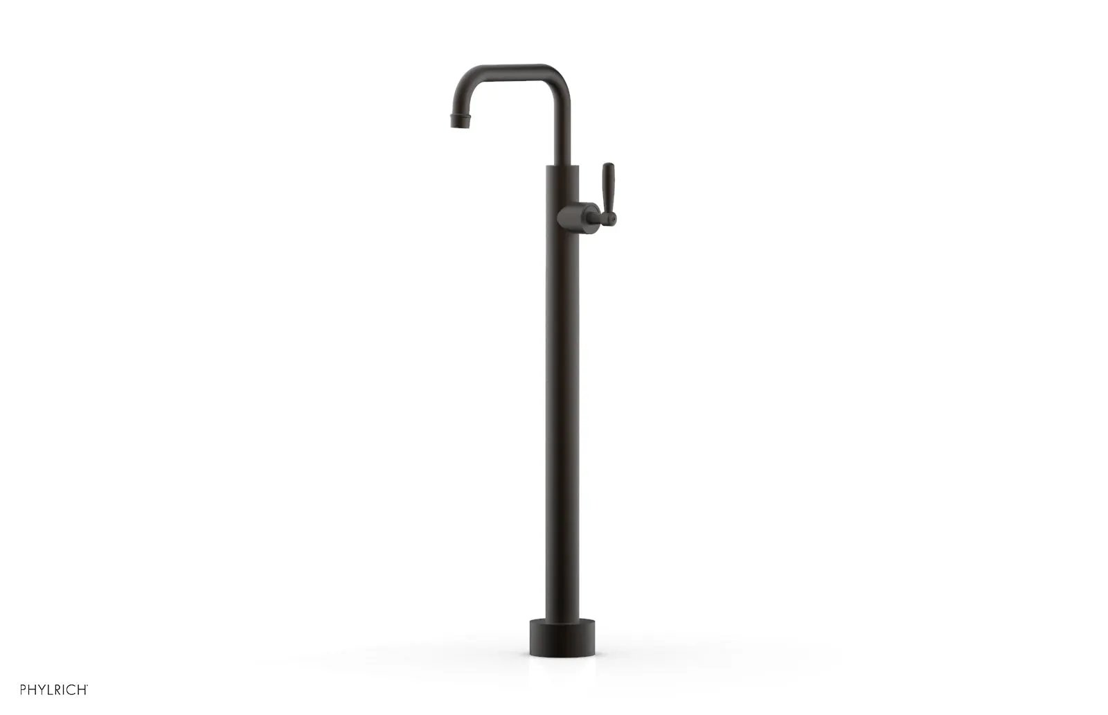 Phylrich WORKS Tall Floor Mount Tub Filler - Lever Handle by Phylrich