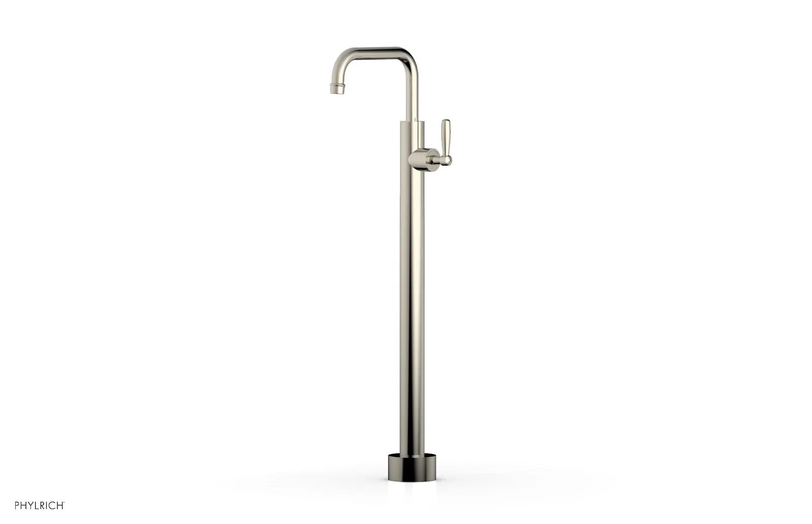 Phylrich WORKS Tall Floor Mount Tub Filler - Lever Handle by Phylrich