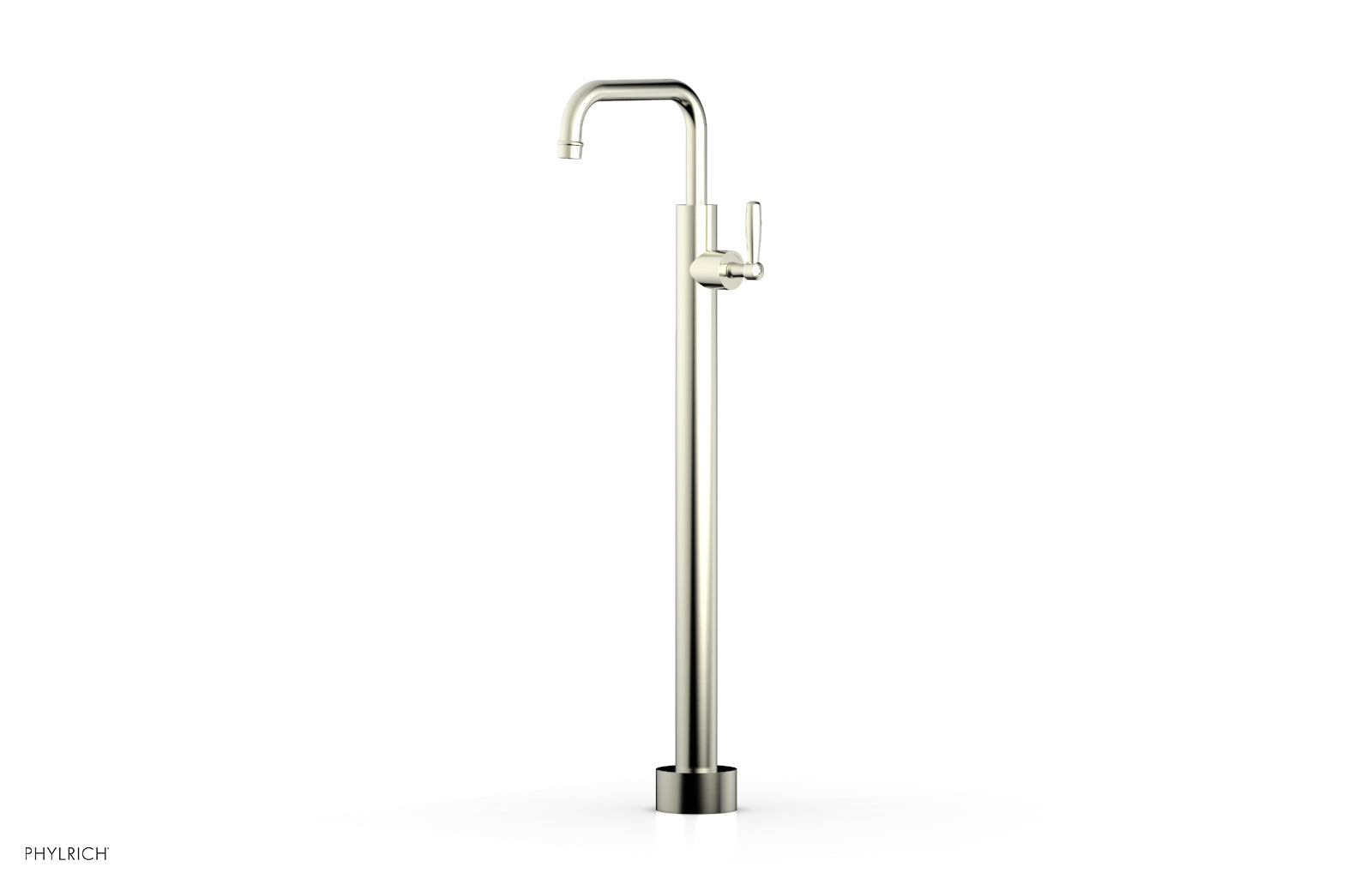 Phylrich WORKS Tall Floor Mount Tub Filler - Lever Handle by Phylrich