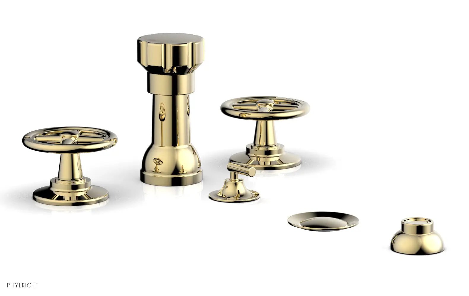 Phylrich WORKS Four Hole Bidet Set by Phylrich