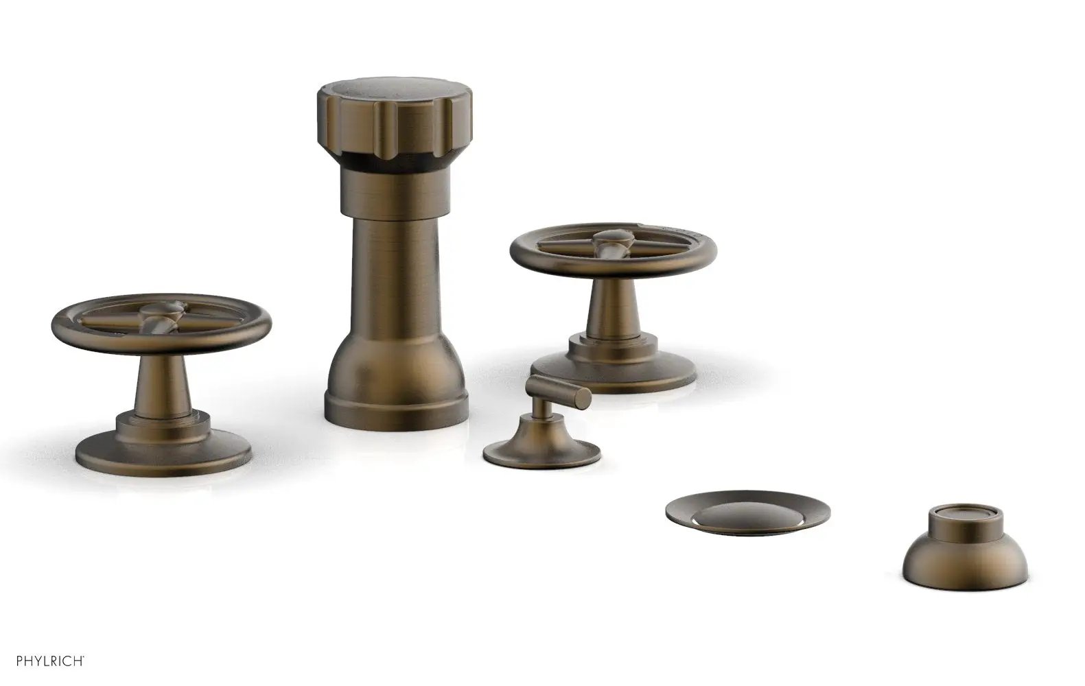 Phylrich WORKS Four Hole Bidet Set by Phylrich