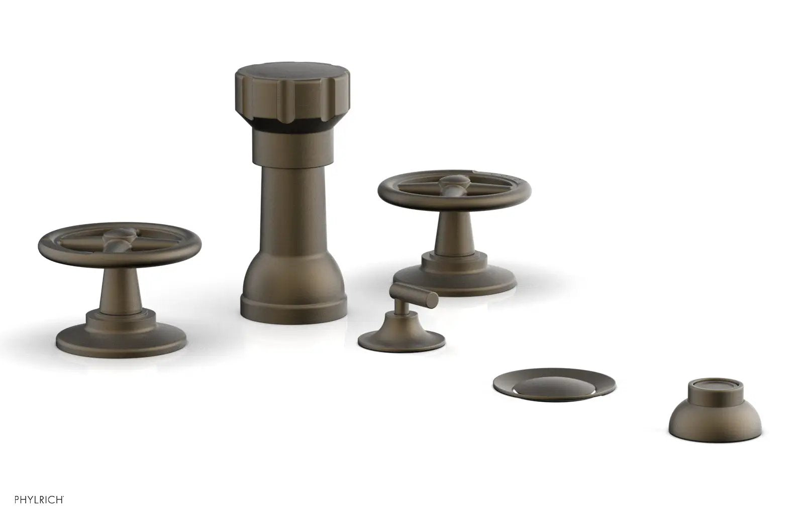 Phylrich WORKS Four Hole Bidet Set by Phylrich