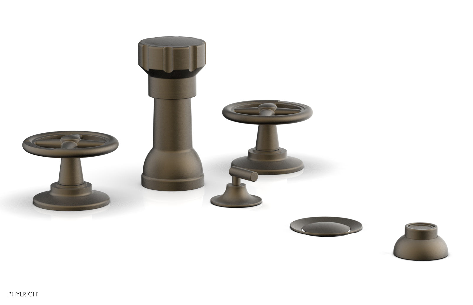 Phylrich WORKS Four Hole Bidet Set