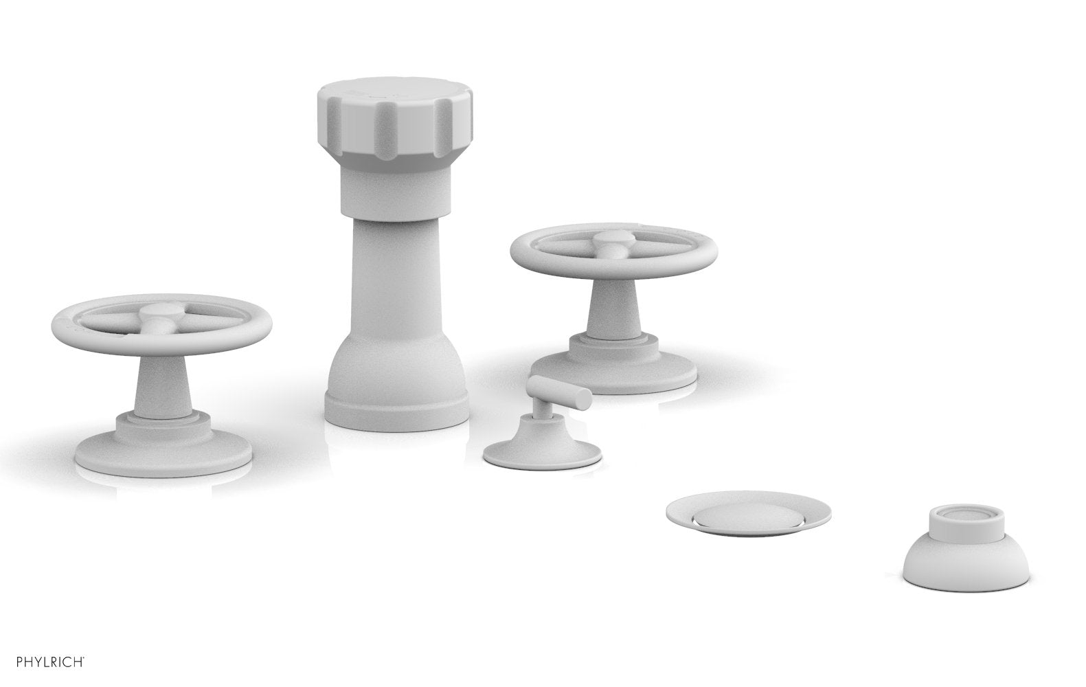 Phylrich WORKS Four Hole Bidet Set