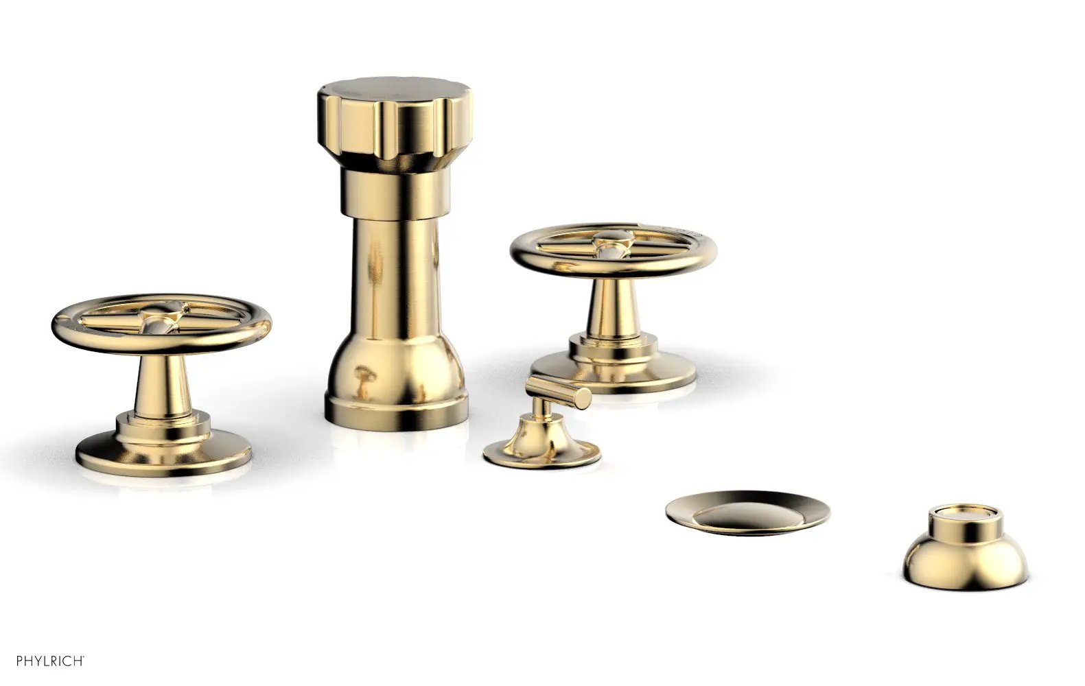 Phylrich WORKS Four Hole Bidet Set by Phylrich