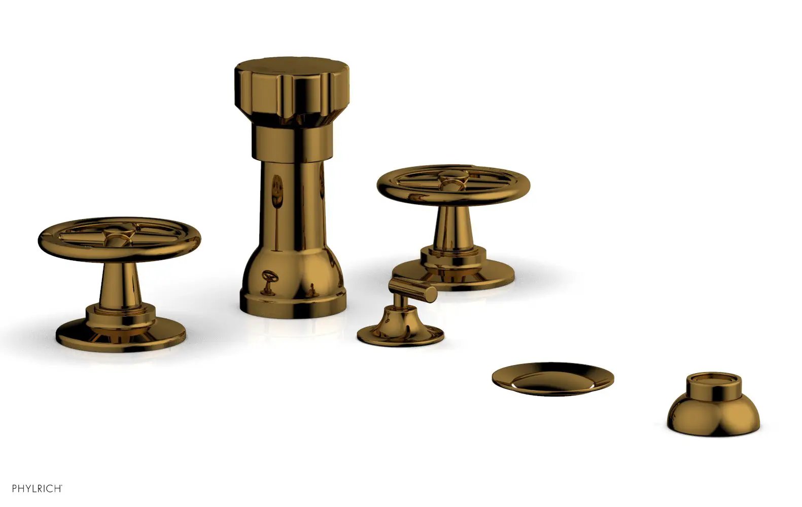 Phylrich WORKS Four Hole Bidet Set by Phylrich