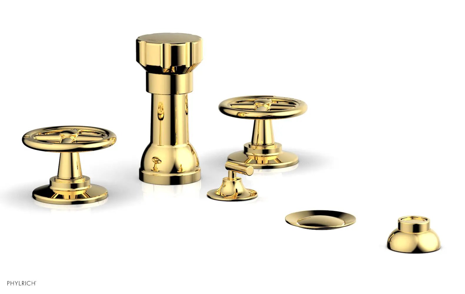 Phylrich WORKS Four Hole Bidet Set by Phylrich