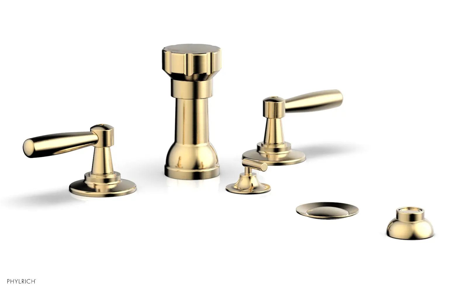 Phylrich WORKS Four Hole Bidet Set by Phylrich