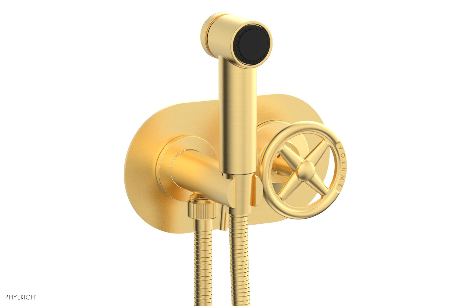Phylrich WORKS Wall Mounted Bidet, Cross Handle