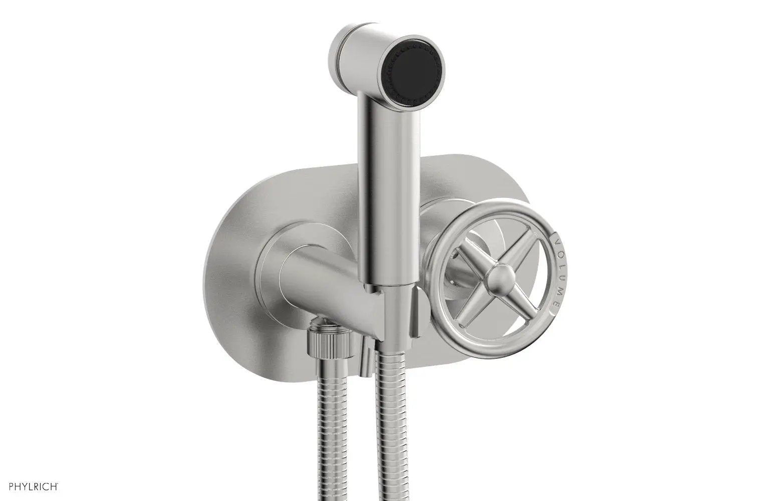 Phylrich WORKS Wall Mounted Bidet, Cross Handle by Phylrich