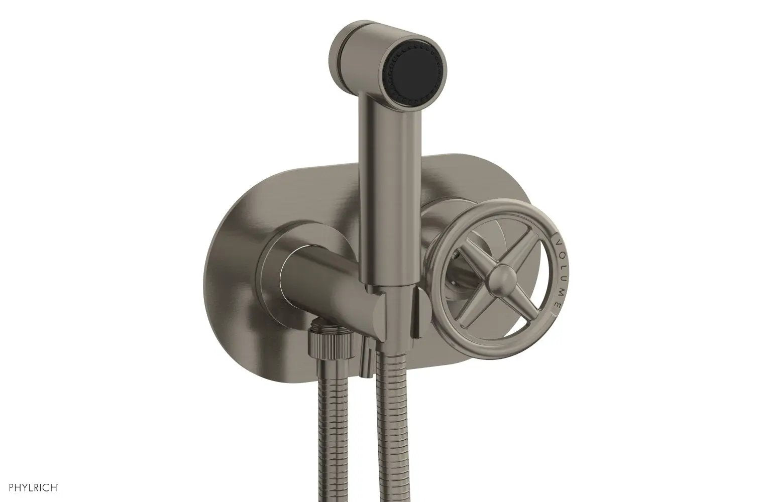 Phylrich WORKS Wall Mounted Bidet, Cross Handle by Phylrich