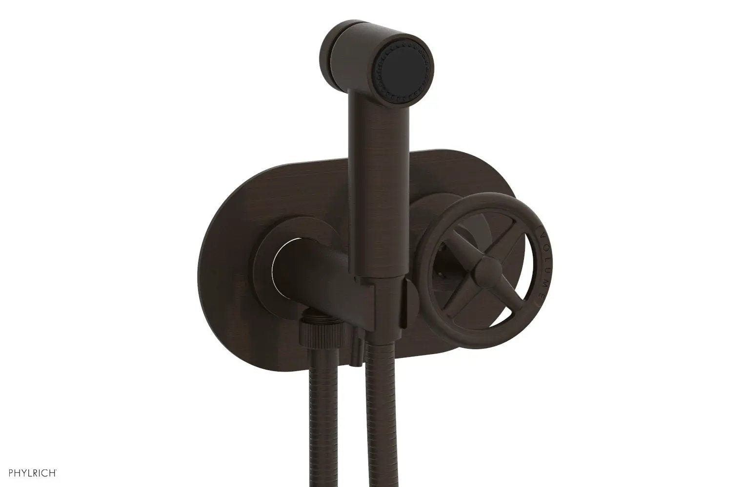 Phylrich WORKS Wall Mounted Bidet, Cross Handle by Phylrich