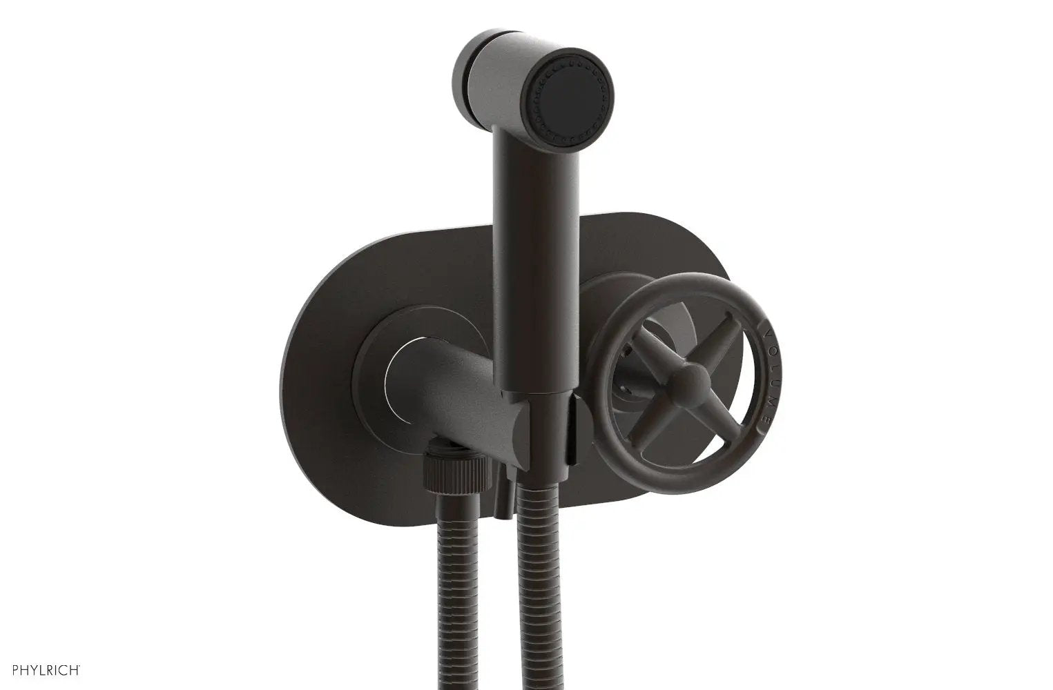 Phylrich WORKS Wall Mounted Bidet, Cross Handle by Phylrich
