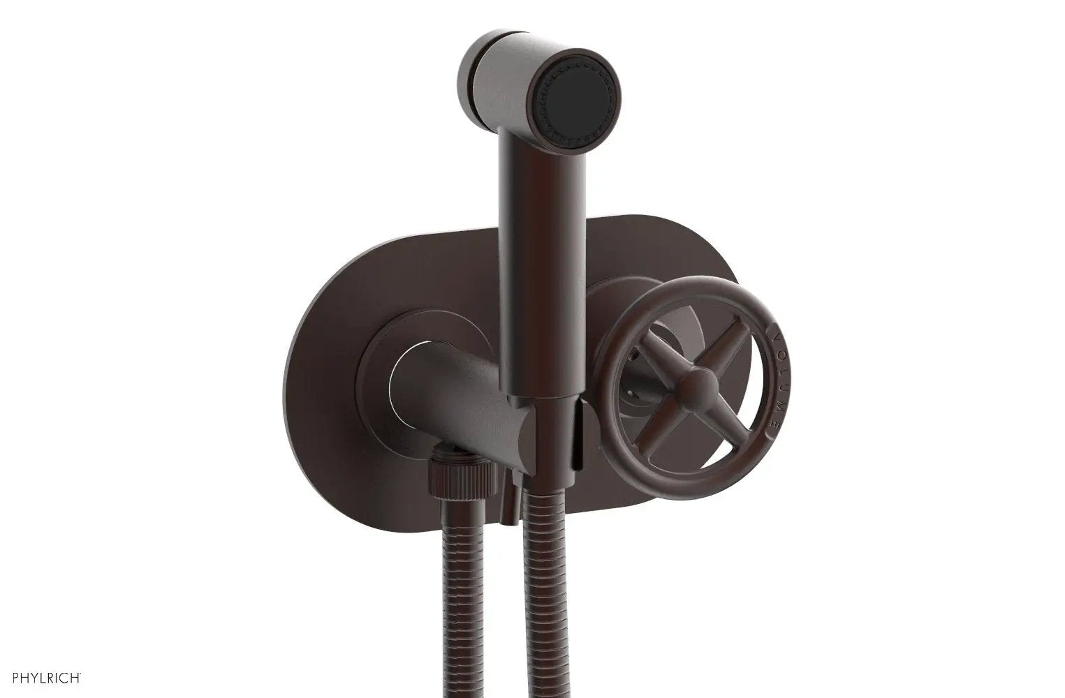 Phylrich WORKS Wall Mounted Bidet, Cross Handle by Phylrich