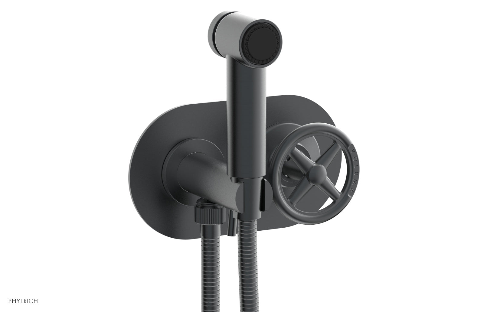 Phylrich WORKS Wall Mounted Bidet, Cross Handle by Phylrich