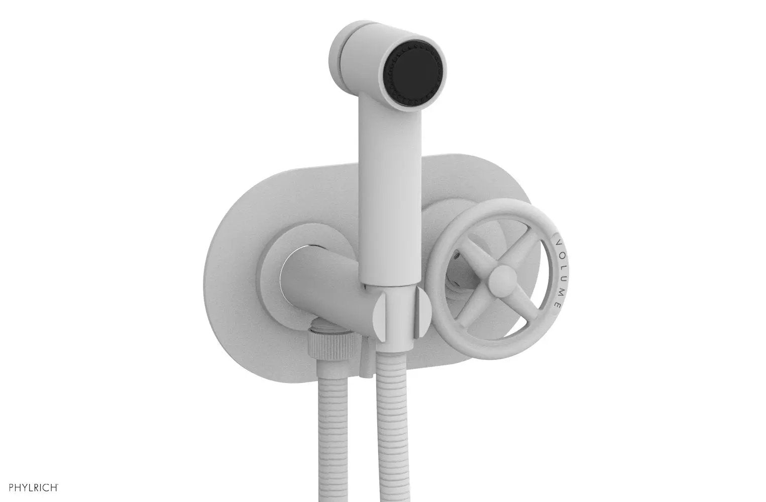 Phylrich WORKS Wall Mounted Bidet, Cross Handle by Phylrich