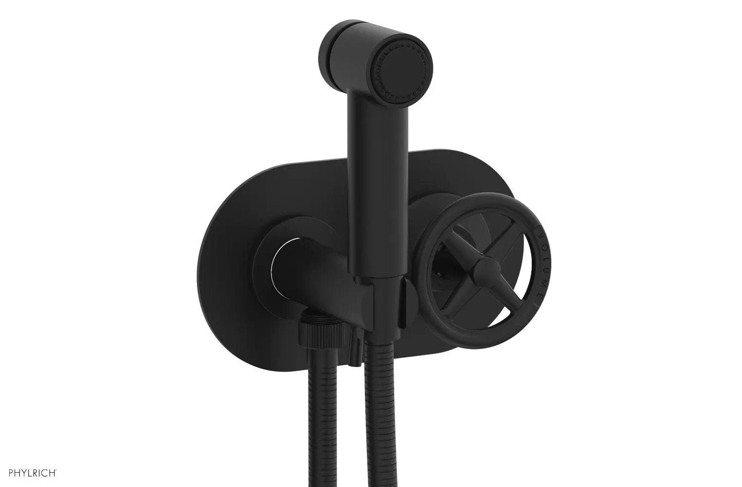 Phylrich WORKS Wall Mounted Bidet, Cross Handle by Phylrich