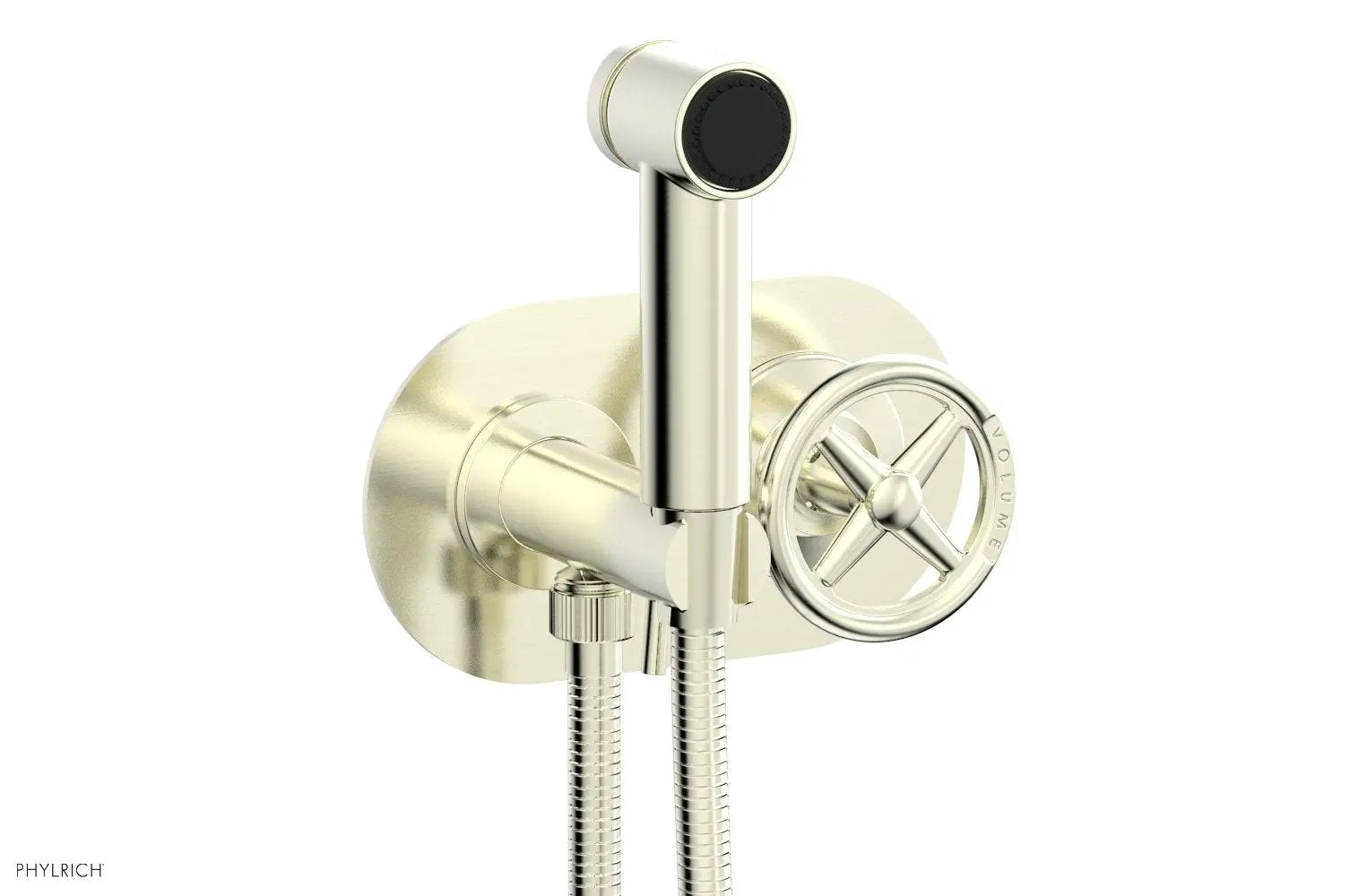 Phylrich WORKS Wall Mounted Bidet, Cross Handle by Phylrich