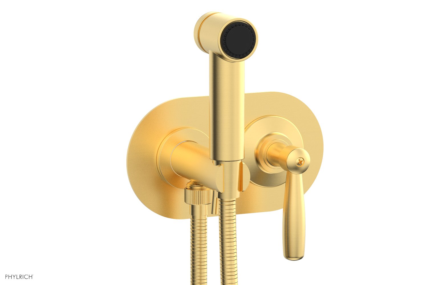 Phylrich WORKS Wall Mounted Bidet, Lever Handle