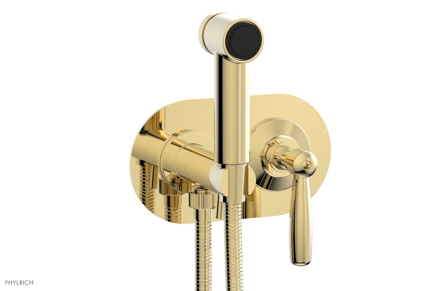 Phylrich WORKS Wall Mounted Bidet, Lever Handle by Phylrich