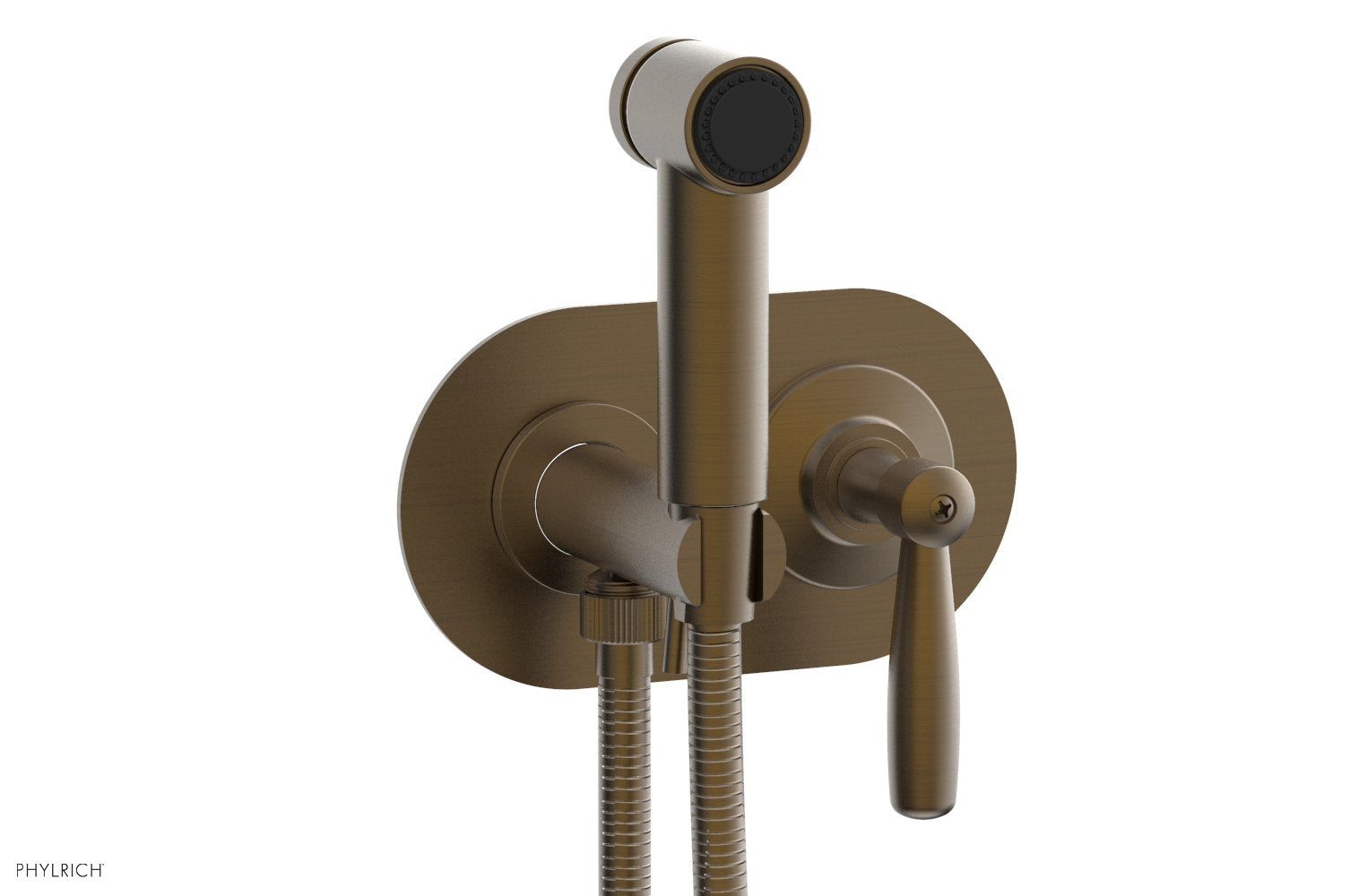 Phylrich WORKS Wall Mounted Bidet, Lever Handle by Phylrich
