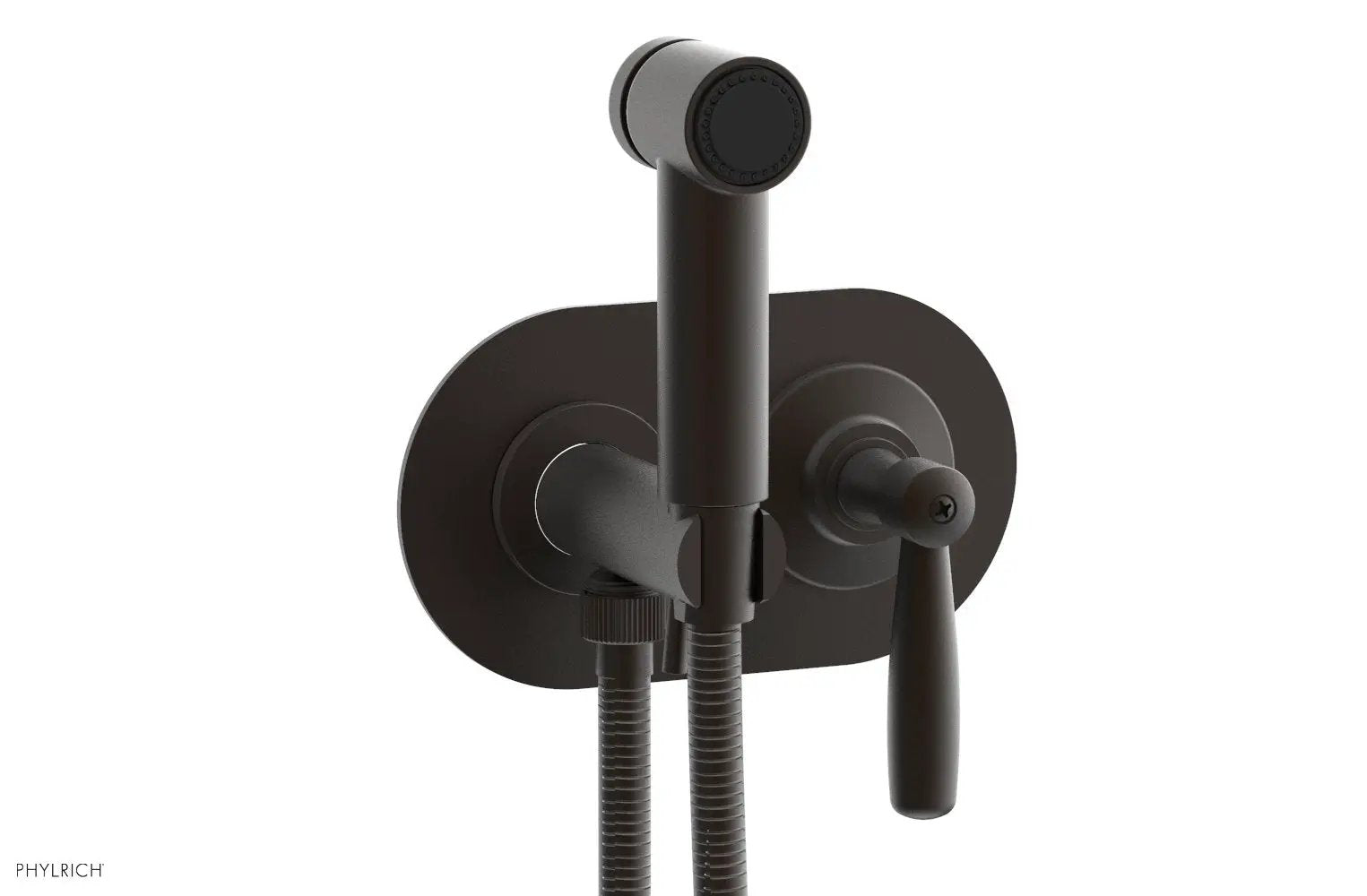 Phylrich WORKS Wall Mounted Bidet, Lever Handle by Phylrich