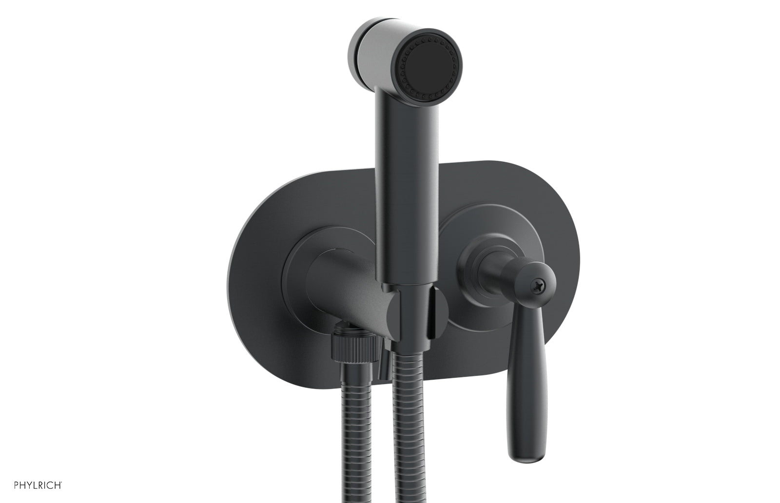 Phylrich WORKS Wall Mounted Bidet, Lever Handle by Phylrich