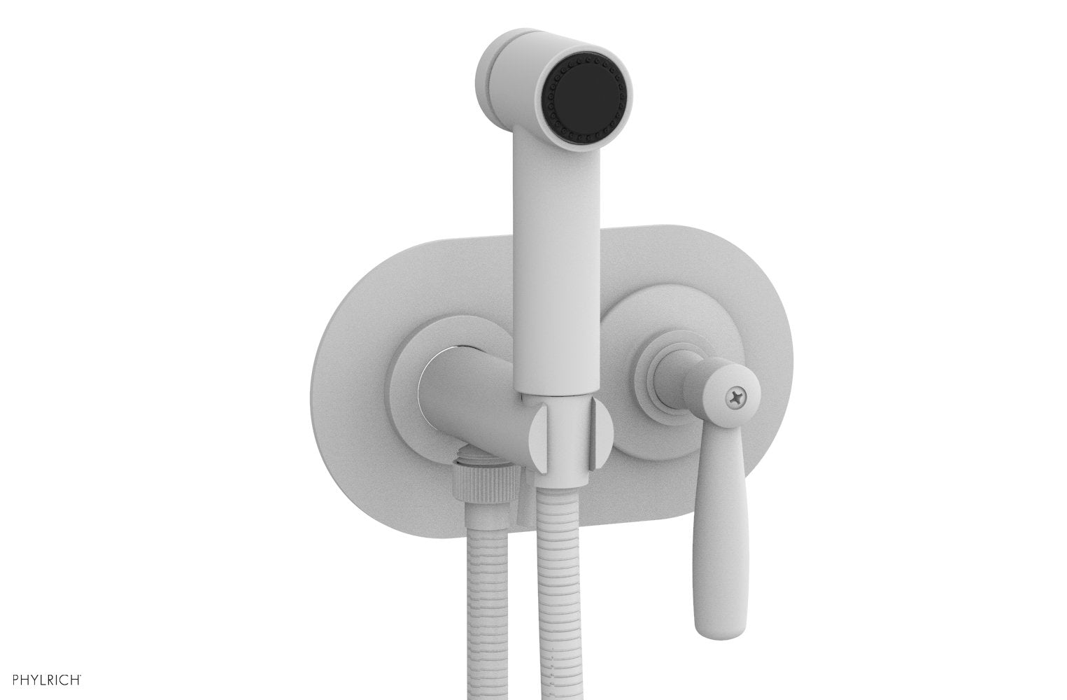 Phylrich WORKS Wall Mounted Bidet, Lever Handle by Phylrich