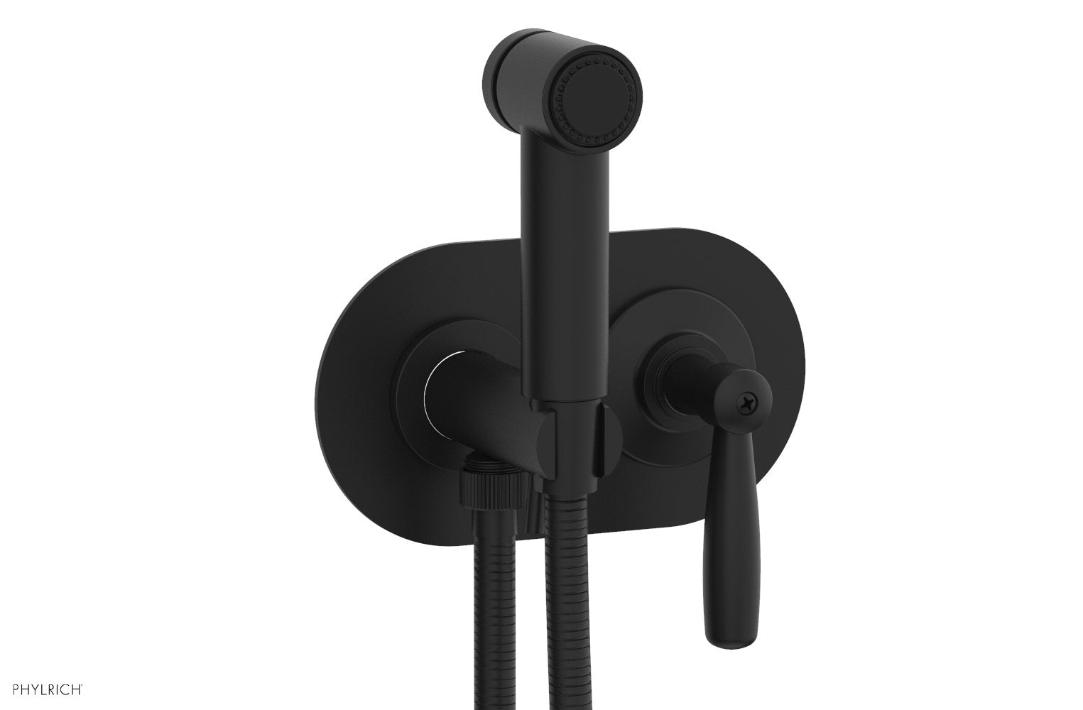 Phylrich WORKS Wall Mounted Bidet, Lever Handle by Phylrich