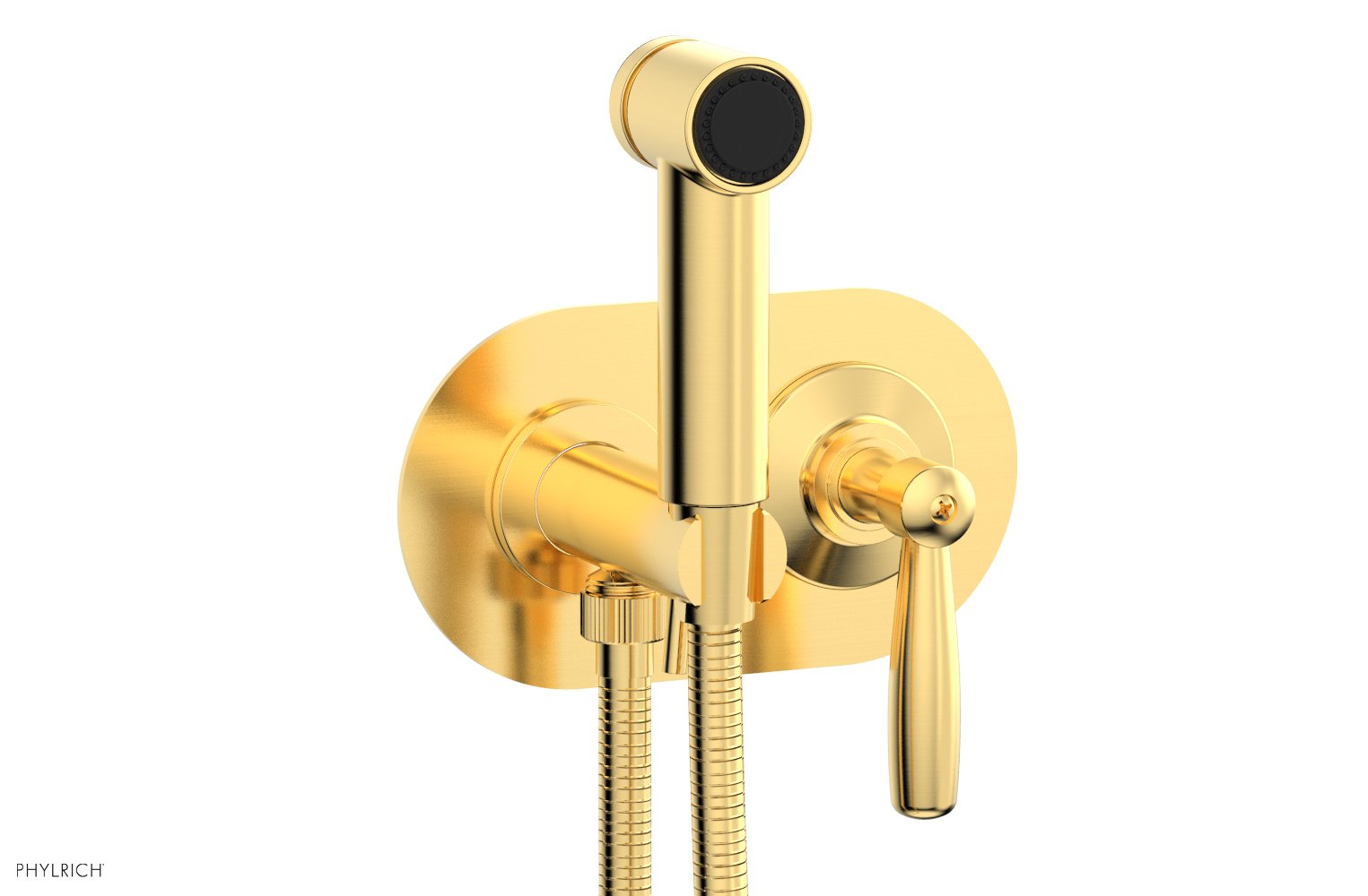 Phylrich WORKS Wall Mounted Bidet, Lever Handle