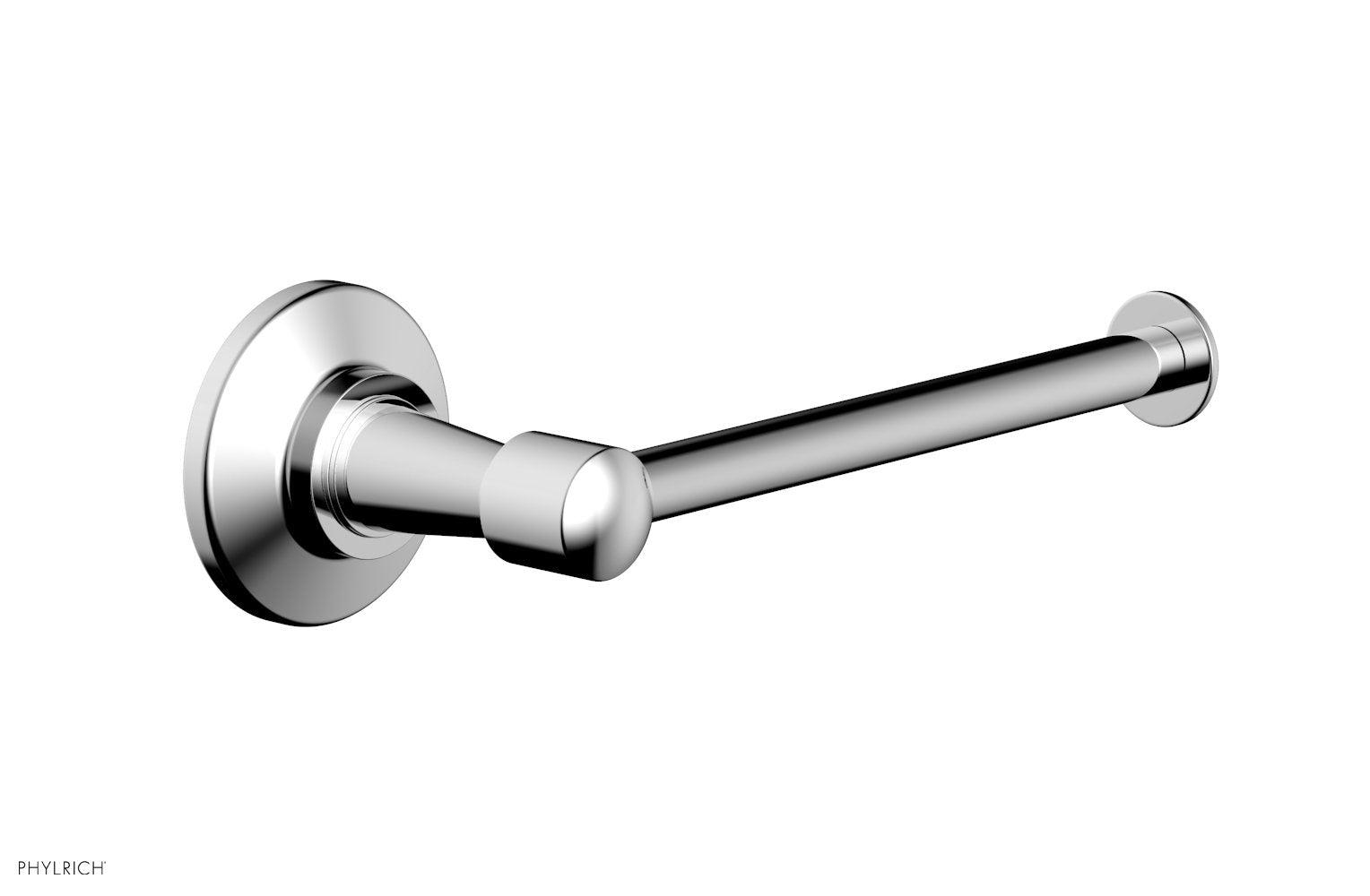 polished chrome towel bar