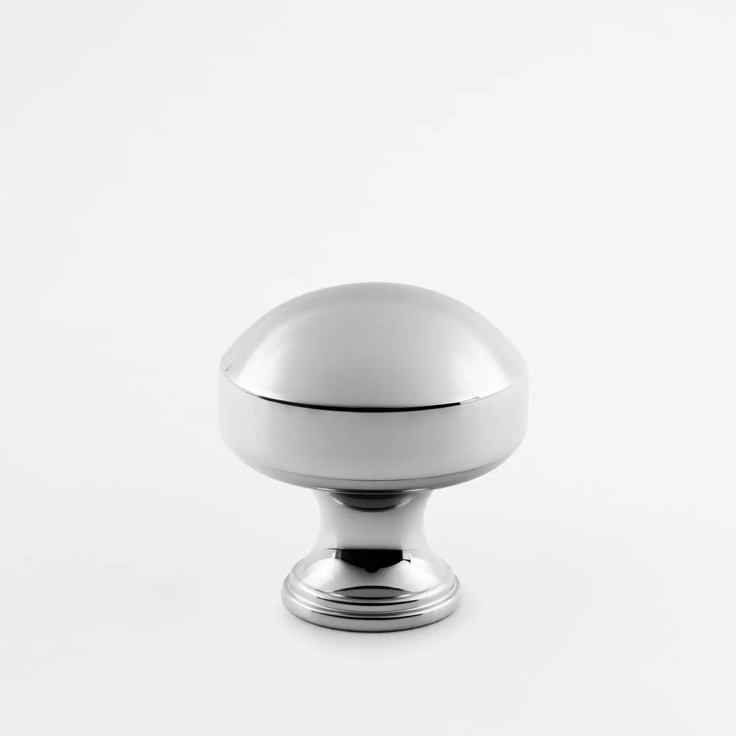 polished chrome knob