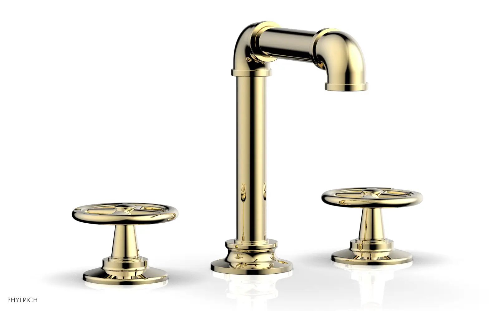 Phylrich WORKS 2 Widespread Faucet - High Spout by Phylrich