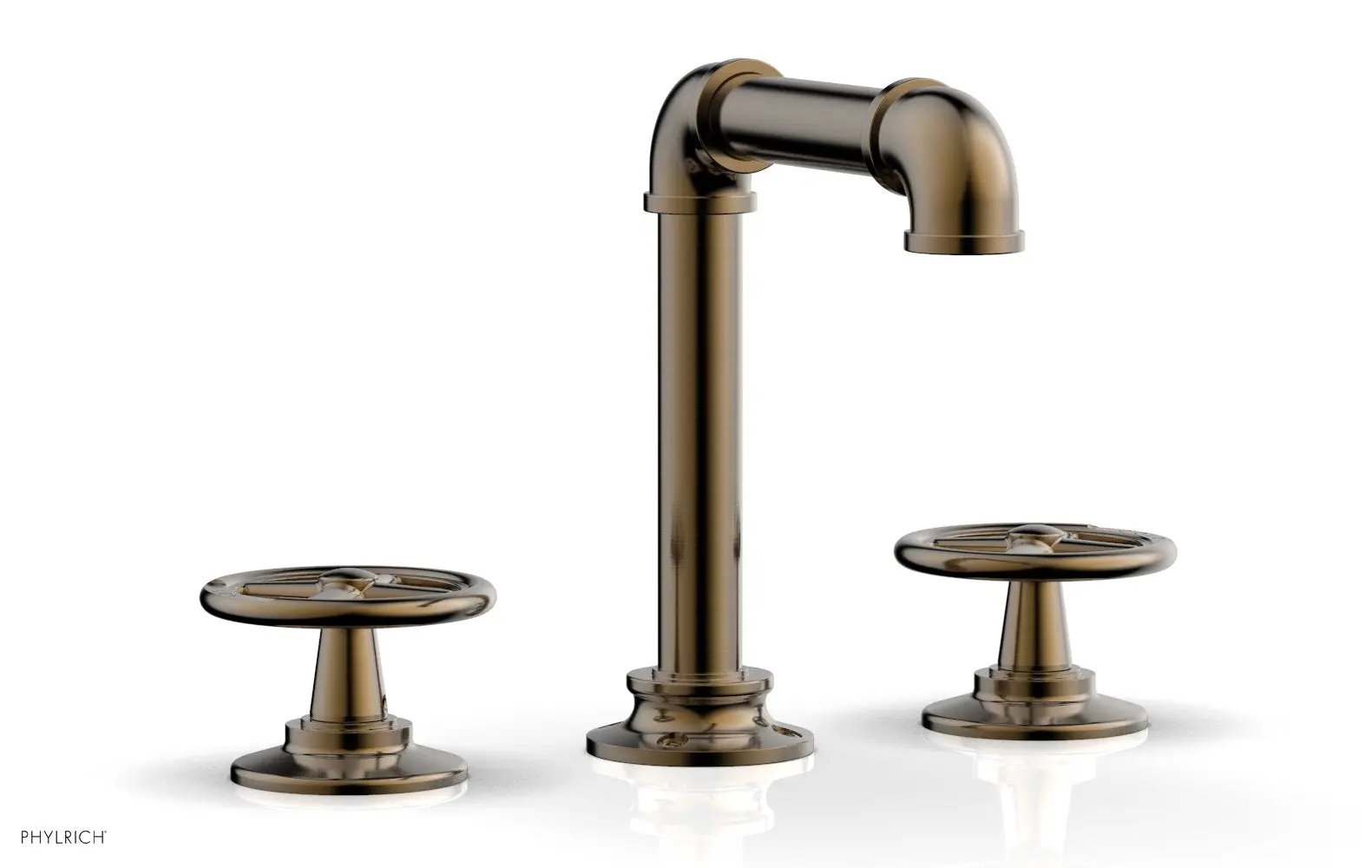 Phylrich WORKS 2 Widespread Faucet - High Spout by Phylrich
