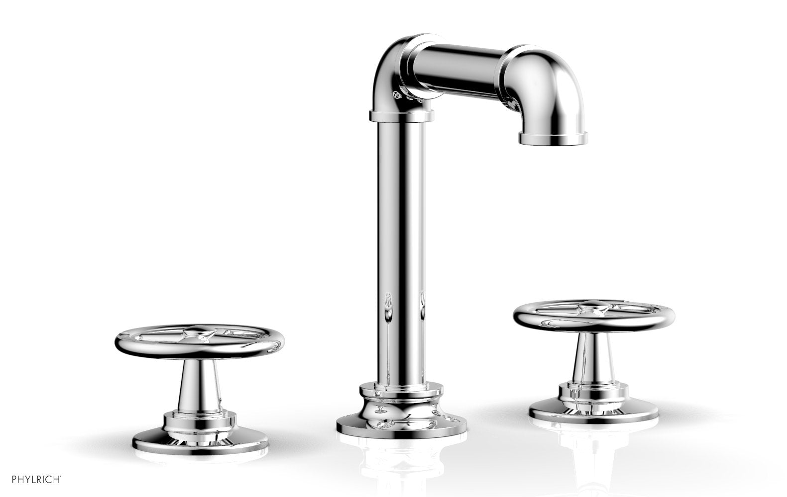 polished chrome faucet